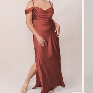 Satin Revelry Bridesmaid dress / evening gown.